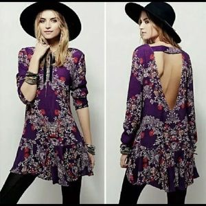 BNWT Free People Smooth Talker Tunic Plumberry M/M